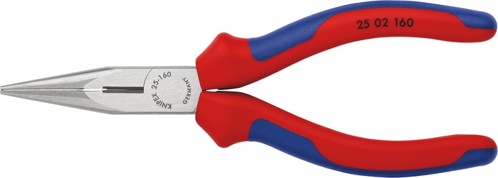 Produktbild Knipex Flachrundzange mit Schneide (160 mm)