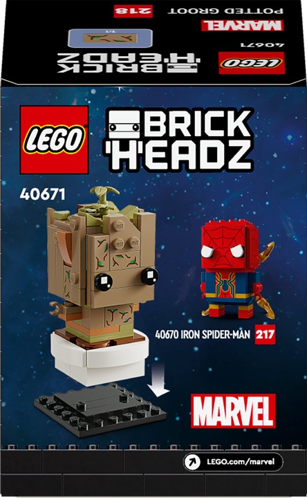 Produktbild LEGO Groot im Topf (40671, LEGO Brickheadz)