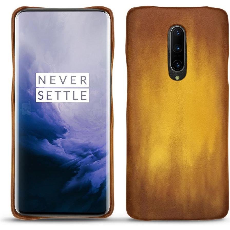 Noreve Lederschutzhülle (OnePlus 7 Pro), Smartphone Hülle, Gold
