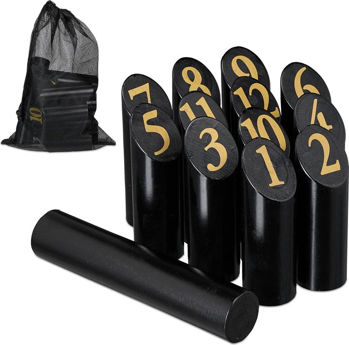 Relaxdays Jeu-kubb (45 mm)