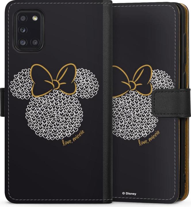 Actual product image DeinDesign Tasche für Samsung Galaxy A31 Handy Flip Case Wallet Cover Handytasche Leder Disney Minnie Mouse (Samsung Galaxy A31)