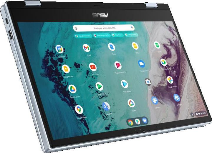 Actual product image ASUS Chromebook Flip CX3400FMA-EC0226 Core-i3-1110G4 | 14"-FHD | 8GB | 256GB | Chrome | niebieski (14", 256 GB, 8 GB, Intel Core i3-1110G4)