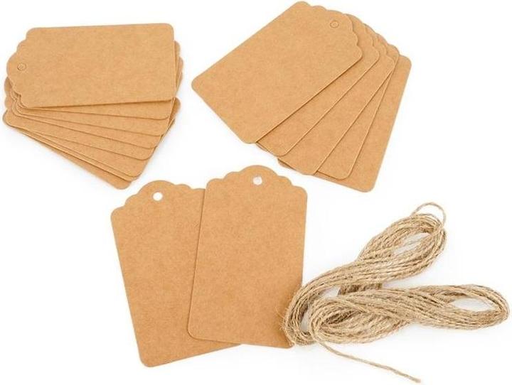 Produktbild Andy Rechteckige Geschenkanhänger (Geschenktüte, 15 x)