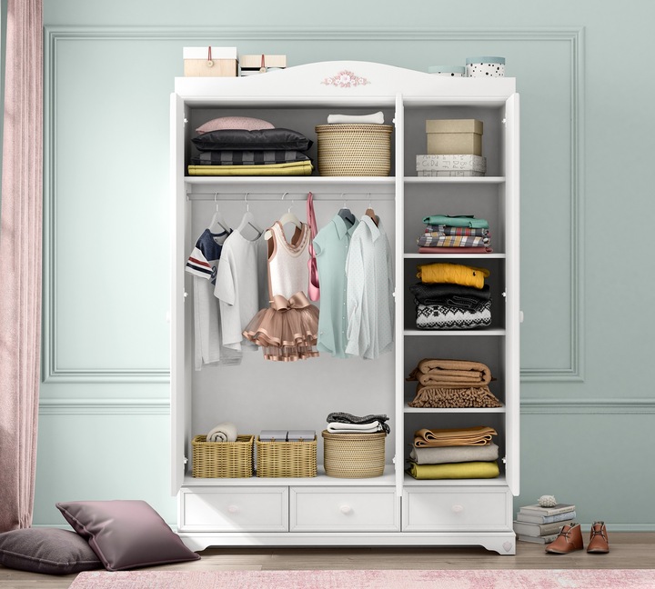 Image du produit Cilek Armoire Rustik 3 portes (140 cm)