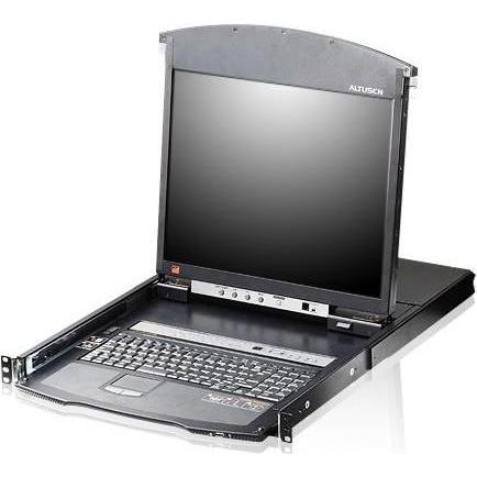 Aten 8-Port 19" LCD, KVM Switch, Schwarz