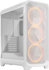 Actual product image Fractal Case Meshify 3 White RGB TG Clear Tint (ATX, Mini-ITX, mATX, E-ATX)