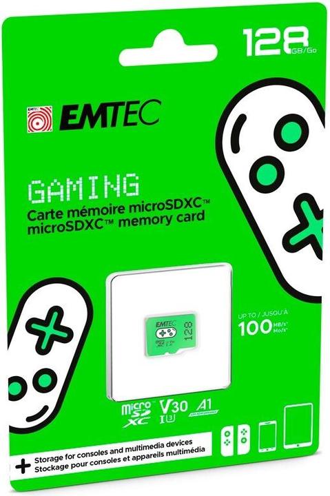 Immagine prodotto Emtec Gioco d'azzardo (128 GB, microSDXC, U1, UHS-I)