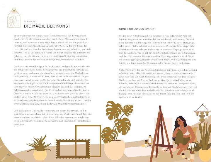 Produktbild Mein Jahr voller Selfcare (Deutsch, Kathrin Köller, Leaping Hare Press, Raluca Maria Spatacean, 2024)