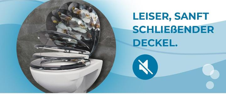 Produktbild Benkstein Toilettensitz MDF, Dunkelgrau