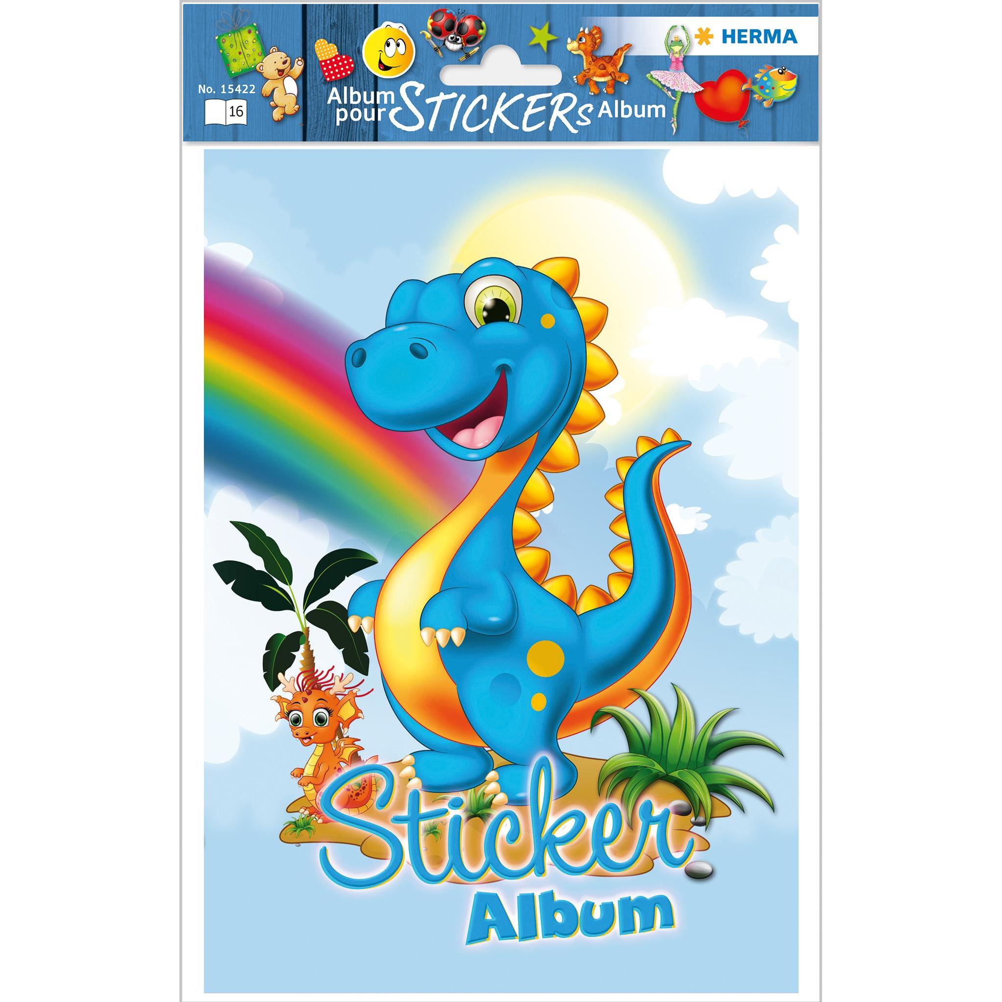 Herma, Sticker, Motivsticker Dinos 16 Seiten