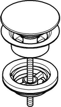 Actual product image Grohe Drain fitting with click lock co sun