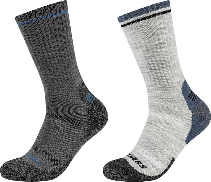 Immagine prodotto Skechers 2PPK Calzini da uomo in lana per il trail SK41104-9300 - (43, 46)