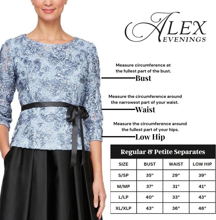 Actual product image Alex Evenings Solid Dress Pants (XL)