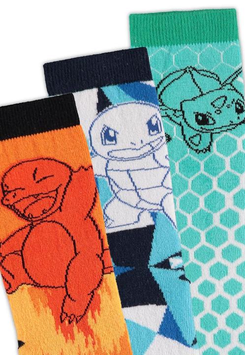 Produktbild Difuzed Pokemon pack 3 paires de chaussettes Crew 39-42 (3er Pack, 39 - 42)