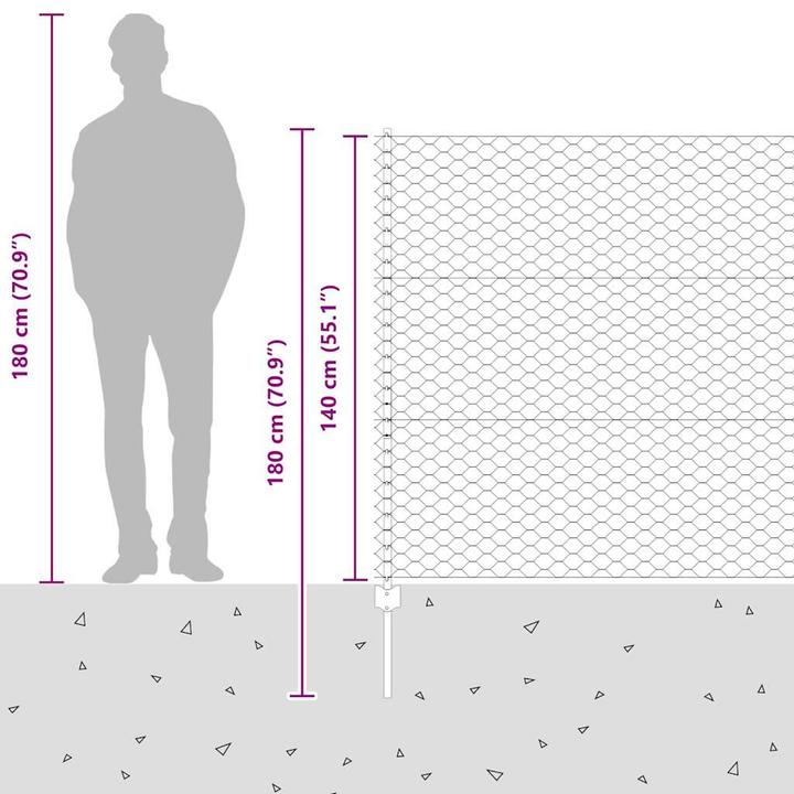 Produktbild vidaXL Aussenbarriere