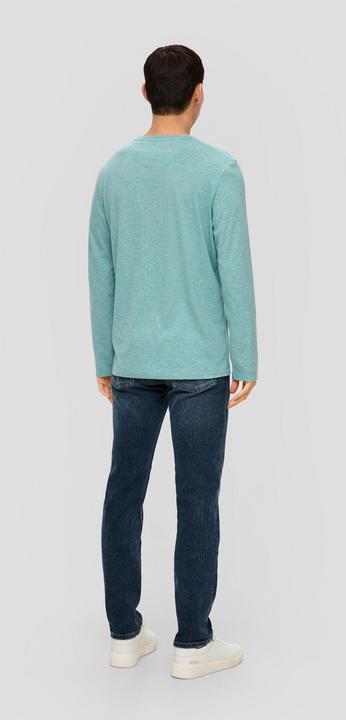 Produktbild s.Oliver T-Shirt Meliertes Langarmshirt (L)