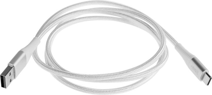 Image du produit Onit Câble USB 2.0 USB A - USB C 1 m, blanc (1 m, USB 2.0, 66 W)