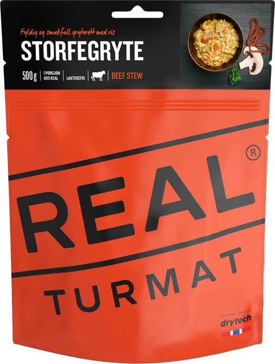 Immagine prodotto REAL Piatto principale Manzo con verdure e riso (145 g)