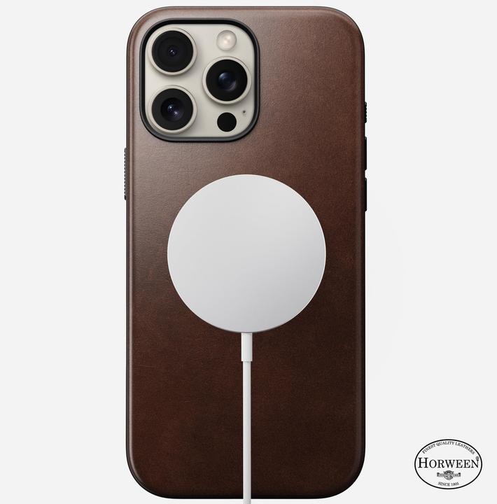 Produktbild Nomad iPhone 16 Pro Max MagSafe Hülle aus Leder (Apple iPhone 16 Pro Max)