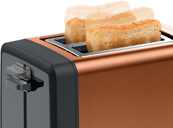 Productafbeelding Bosch Hausgeräte TAT4P429 broodrooster 2 sneetjes Zwart, Bruin