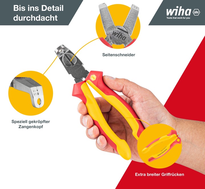 Actual product image Wiha Installation pliers (170 mm)