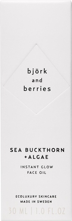 Produktbild Björk & Berries Instant Glow Face Oil Sea Buckthorn + Algae (30 ml)