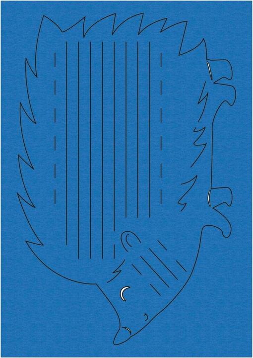 Produktbild Ursus Bastelpapier Flechtpapier A4, 27 Stück, Mehrfarbig (300 g/m², 27x)