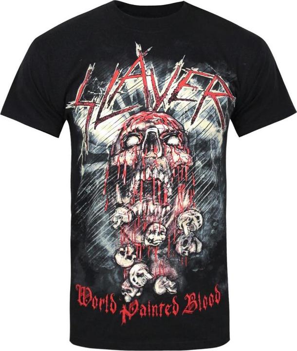 Produktbild Universal Textiles World Painted Blood Skull TShirt (M)