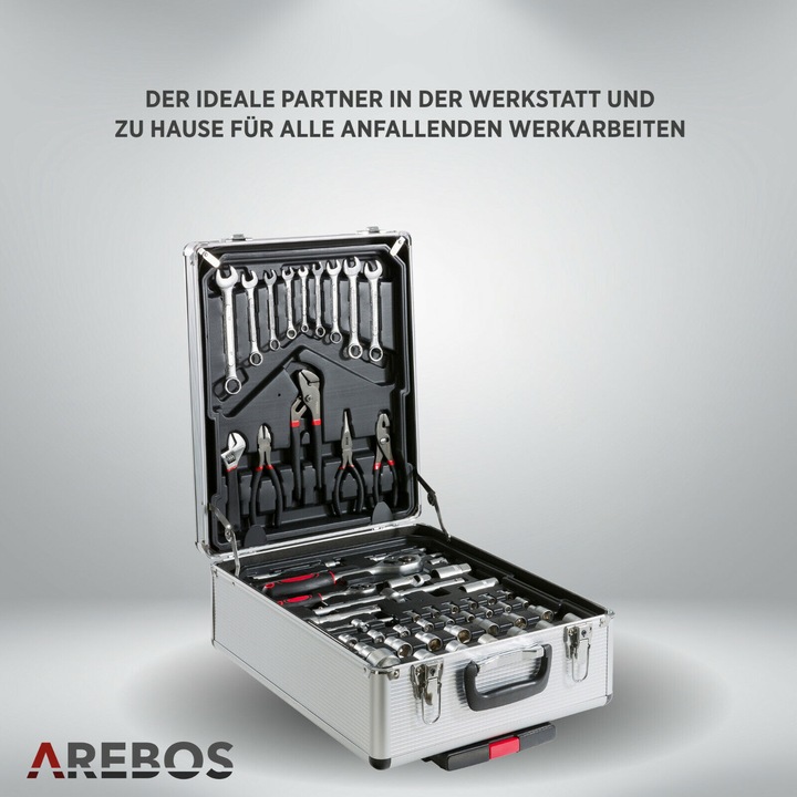 Produktbild Arebos Werkzeugkoffer (1200 Teile)