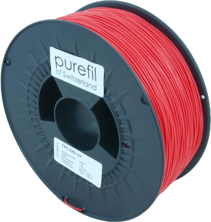 Image du produit Purefil Filament (PTC, 1.75 mm, 1000 g, Rouge)
