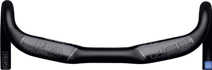 Actual product image PRO Bike Gear HANDLEBARS VIBE AERO PURSUIT 36CM ALUMINIUM 6066, DI2, 31.8MM, BLACK (31.80 mm)
