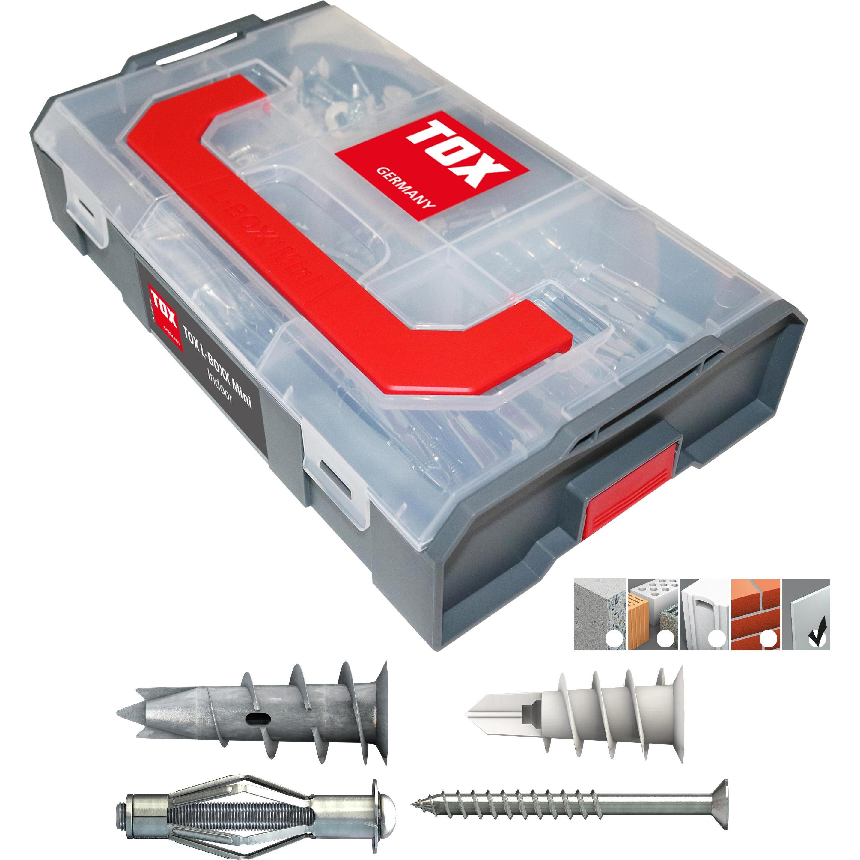 Tox, Dübel, Dübel Sortiment L-Boxx Mini Indoor, 120 Stück (120 Stk.)