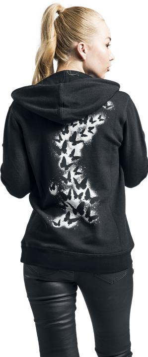 Produktbild Full Volume by EMP Hoody With Butterfly Print (S)