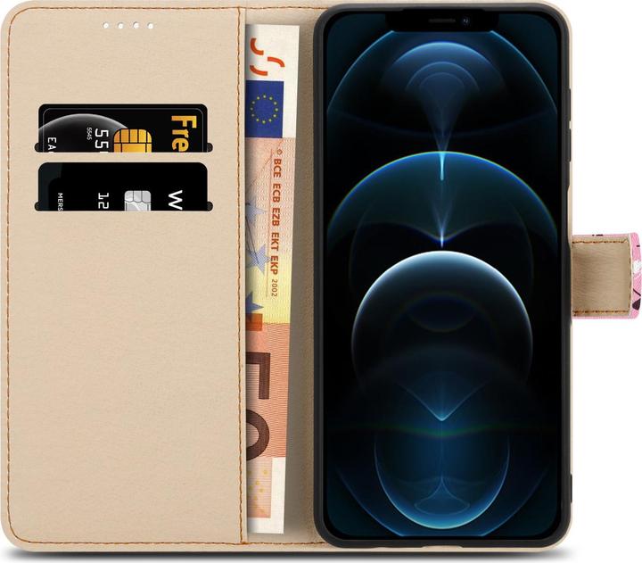 Actual product image Cadorabo Book cover with print (Apple iPhone 12 Pro Max)