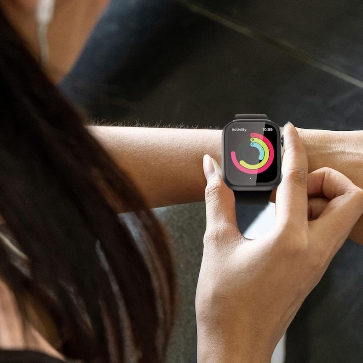 Immagine prodotto Tech-Protect Custodia in vetro temperato Defense360 per Apple Watch 10 (42 mm) - Trasparente