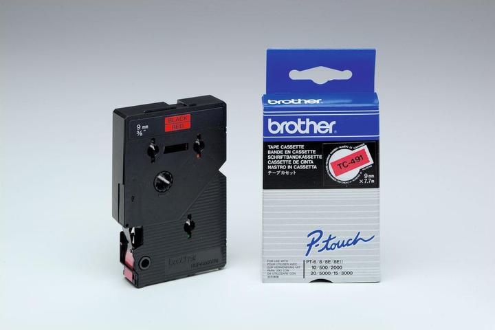 Actual product image Brother P-Touch (6 cm, Red)