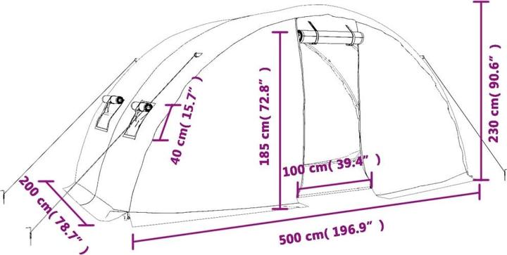 Immagine prodotto vidaXL Gewächshaus
