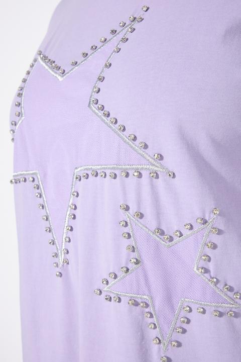 Immagine prodotto Angel of Style T-Shirt, Boxy Fit, Sterne auf Mesh (48)