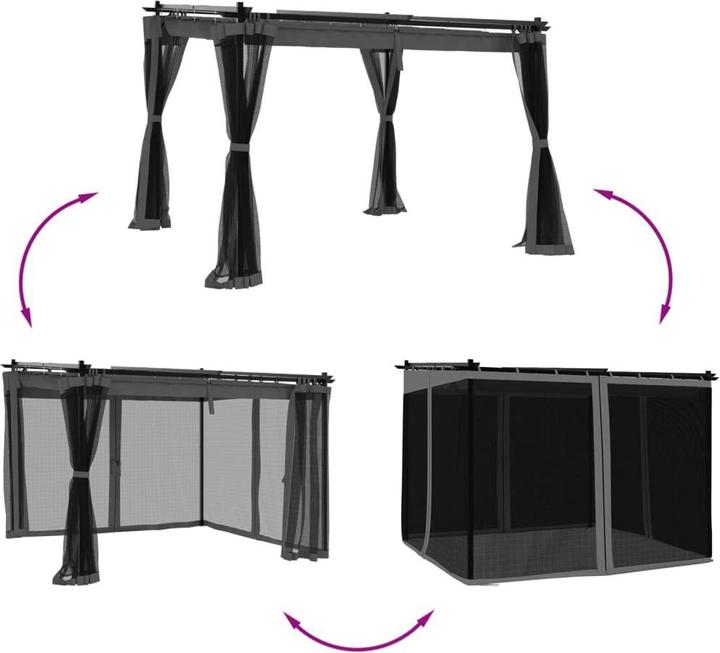 Produktbild vidaXL Pavillon (296 cm, 296 cm)