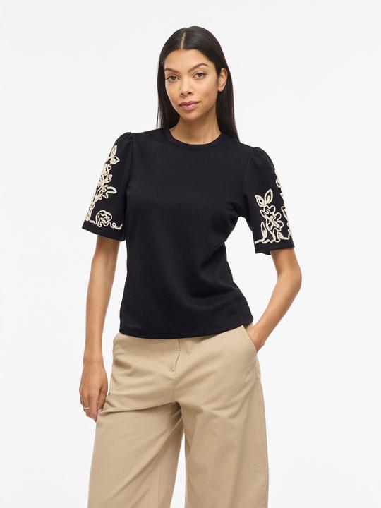 Produktbild Vila VIMIA Rundhals Sweatshirt mit kurzen Ärmeln (M)