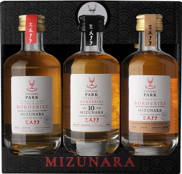 Actual product image Cognac Park Miniature-Set Mizunara (3 x 5 cl)
