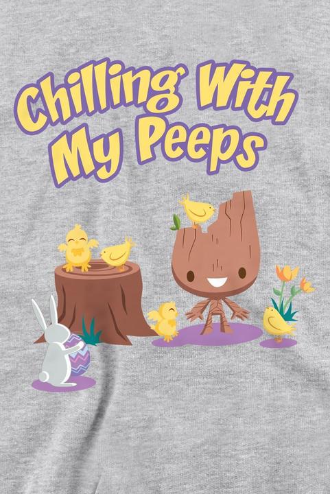 Immagine prodotto Guardians of the Galaxy Chilling With My Peeps Felpa Groot Adulto Unisex (M)