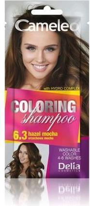 Image du produit Delia Cosmetics Cameleo Shampooing colorant Hazel Mocha 40ml 6.3 (40 ml, Shampoing liquide)