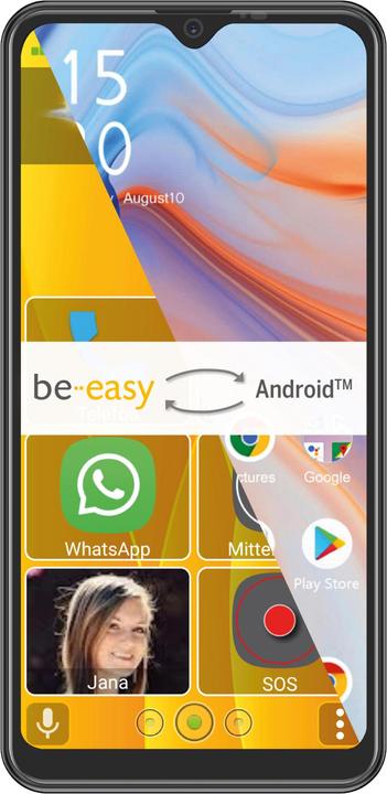 Image du produit Bea-Fon M6s Plus (32 Go, Caoutchouc noir, 6.26", Double SIM, 13 Mpx, 4G)