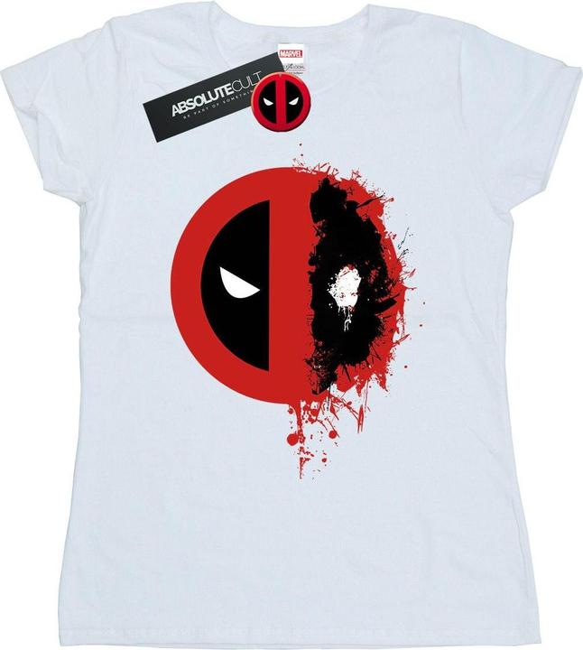 Produktbild Deadpool Split Splat Logo TShirt (S)