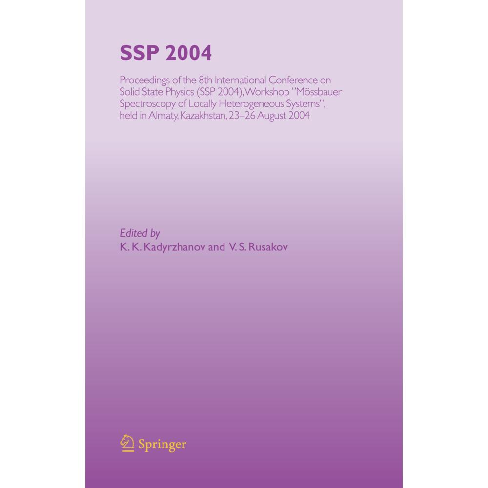 Thumbnail - SSP 2004, Fachbücher von Kairat K. Kadyrzhanov, V. S. Rusakov