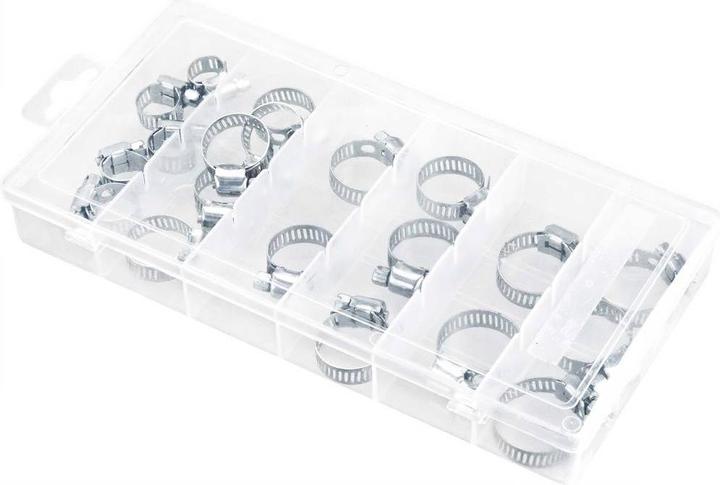 Basetech 20-piece hose clamp set (20 pcs.)