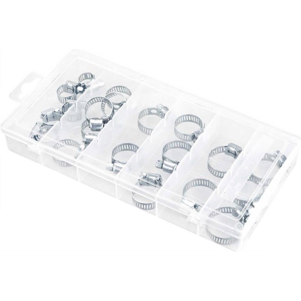 Basetech, Möbelausstattung, 20-teiliges Schlauchschellenset (20 Stk.)