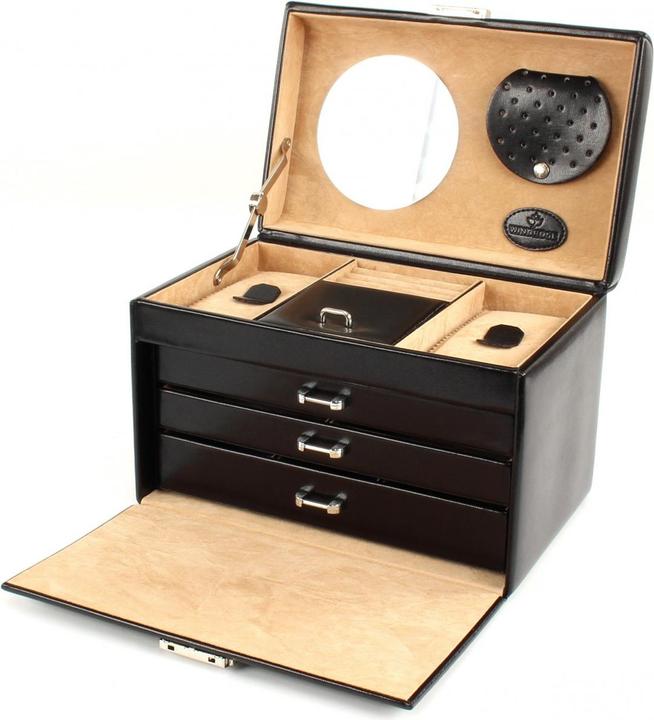 Produktbild Windrose Merino Schmuckkoffer 24,5 cm