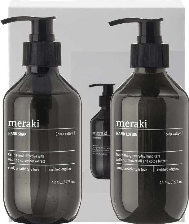 Productafbeelding Meraki Gift box, Deep valley, Simple hand care, 275 ml (Lichaamsverzorgingsset)